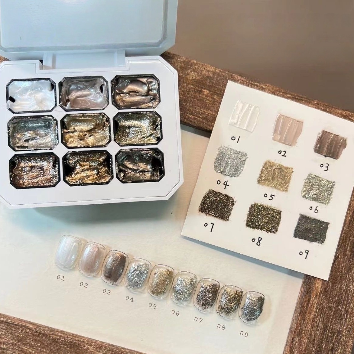 9 Grid Solid Nail Polish, Meta - Hair Care Gel review and price