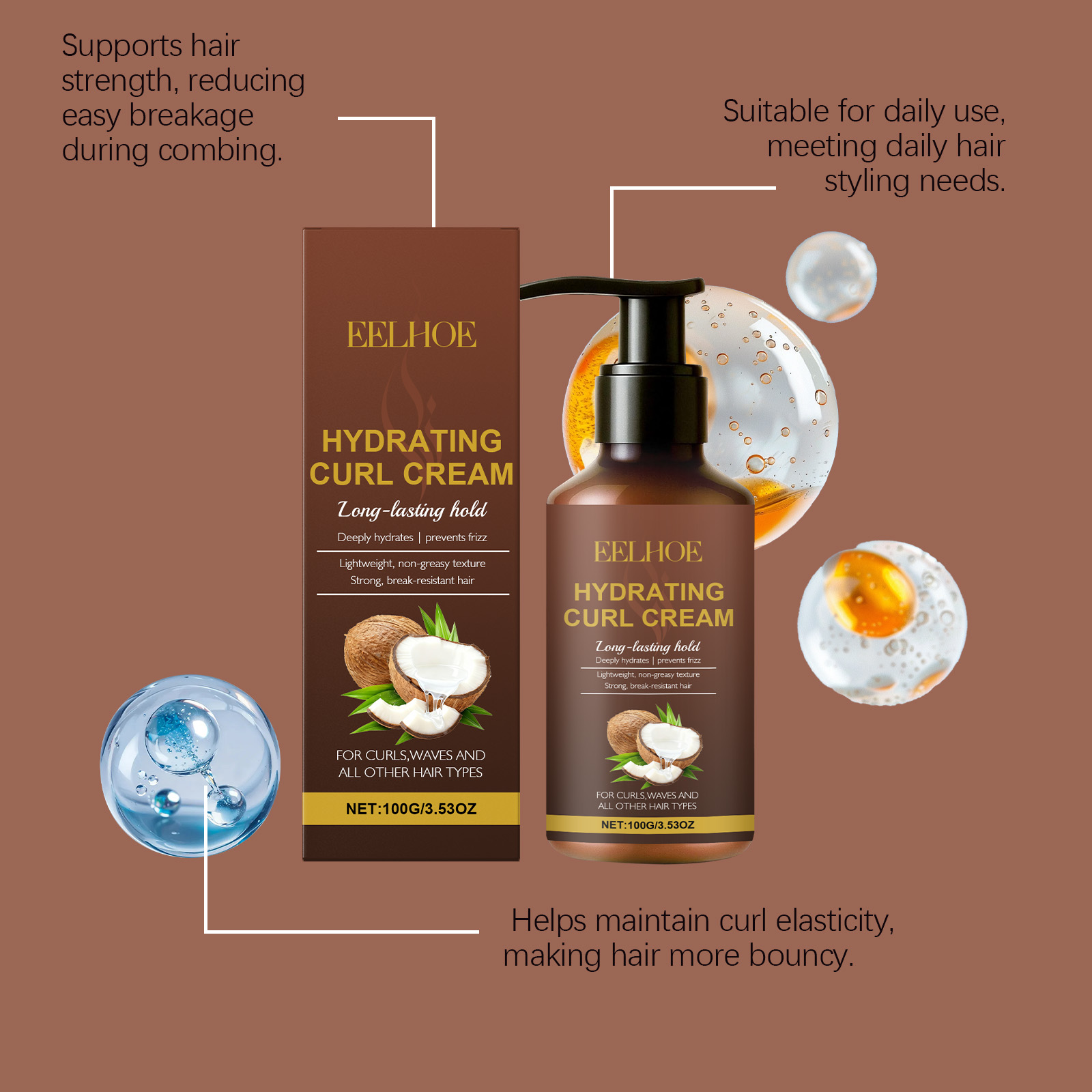 Curl Styling Cream for Wavy an - Hair Care Curly Hair review and price