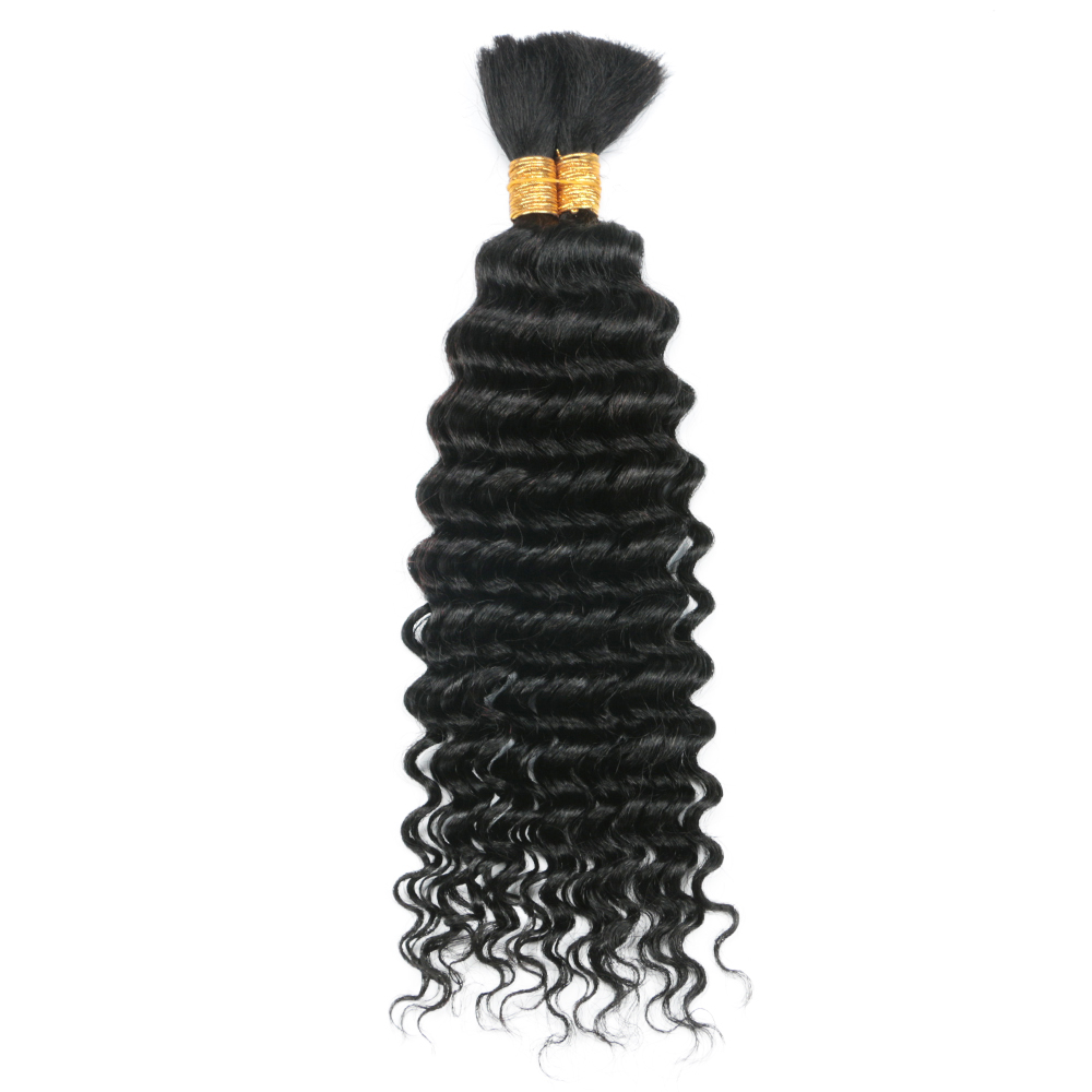 12A Deep Wave Bulk Hair Human  - Hair Care Curly Hair review and price