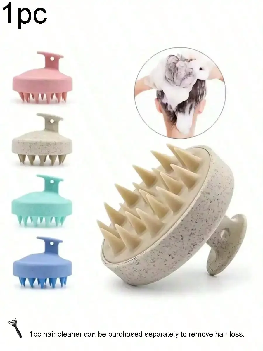 1pc Soft Silicone Scalp Massag - Hair Care Curly Hair review and price