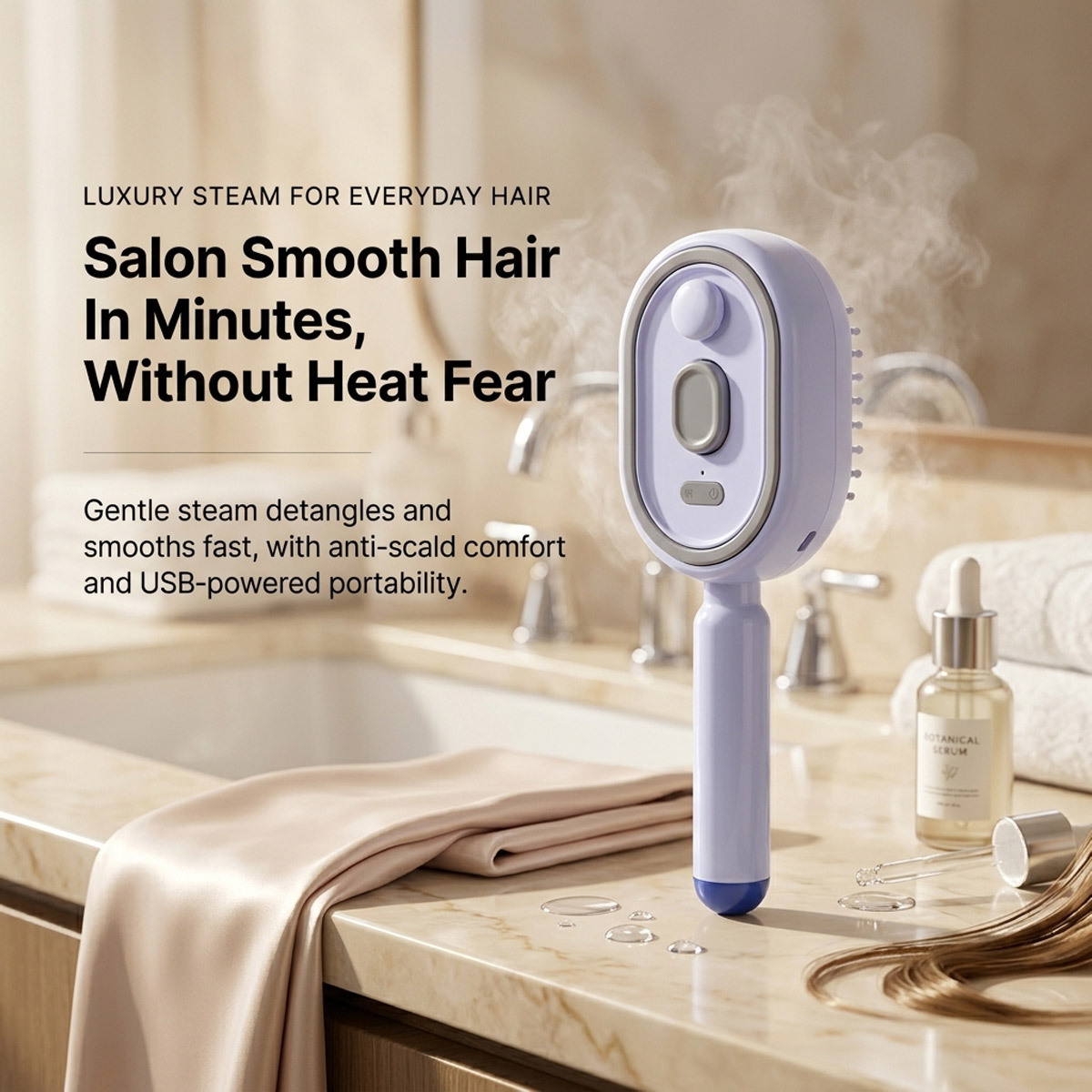 Electric Self-Cleaning Hair Co - Hair Care Is Self Care review and price