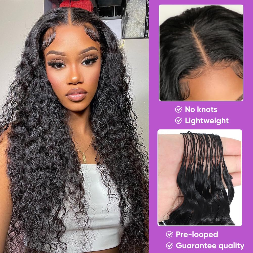 Deep Wave Feather Crochet Huma - Hair Care Curly Hair review and price