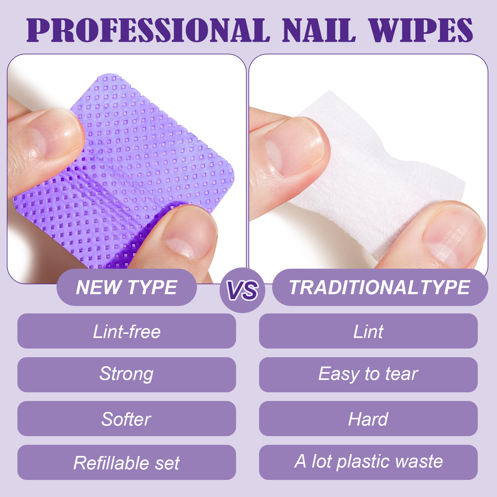 630/1200pcs Lint-Free Gel Nail - Hair Care Gel review and price