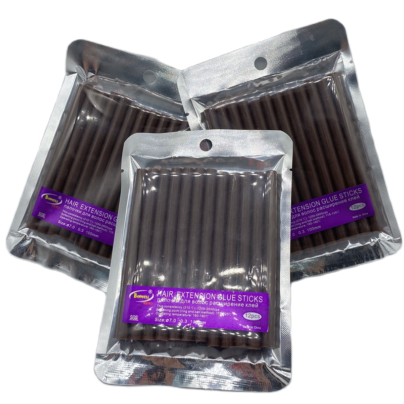 24 PCS 7.0mm X 10cm Brown Hot  - Glue Gun Hair review and price