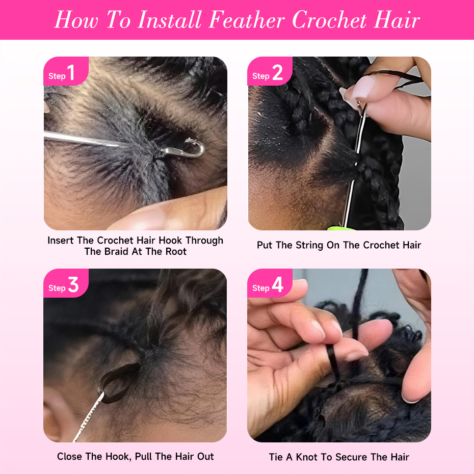 Deep Wave Feather Crochet Huma - Hair Care Curly Hair review and price