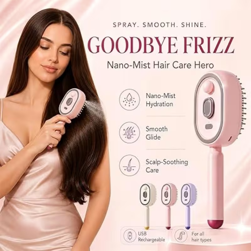 Electric Airbag Massage Comb w - Hair Care Is Self Care review and price