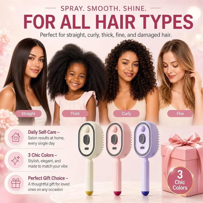 Electric Airbag Massage Comb w - Hair Care Is Self Care review and price