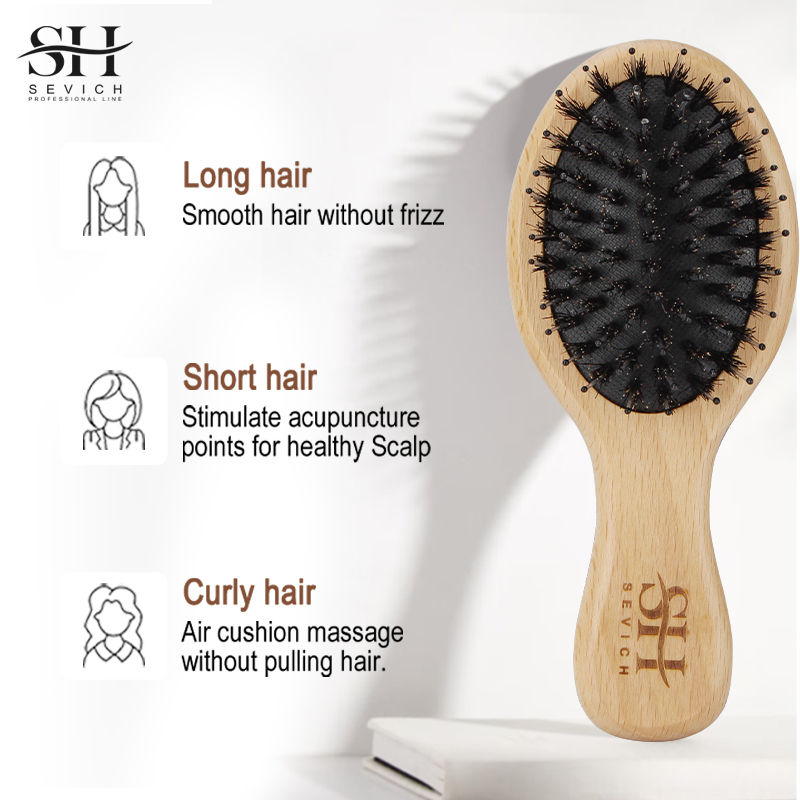 Natural Boar Bristle Hair Fluf - Hair Care Natur review and price