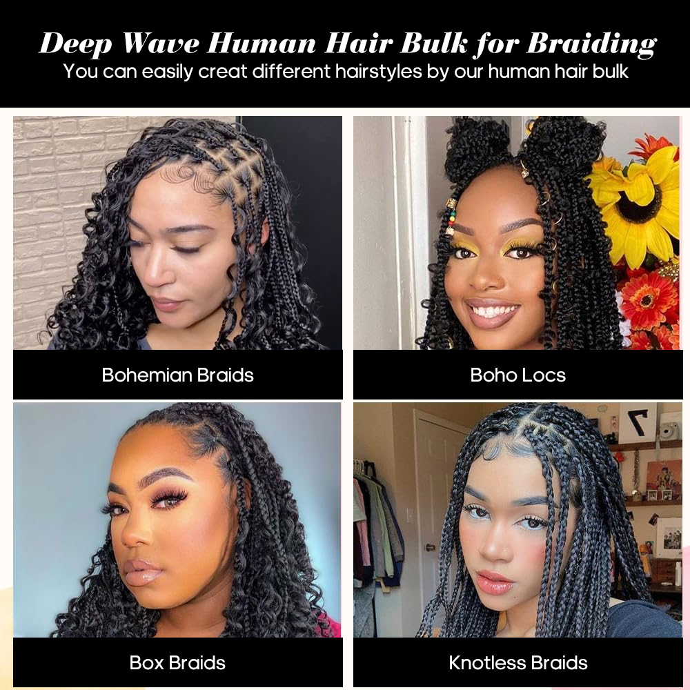 Human Braiding Hair for Boho B - Hair Care Curly Hair review and price