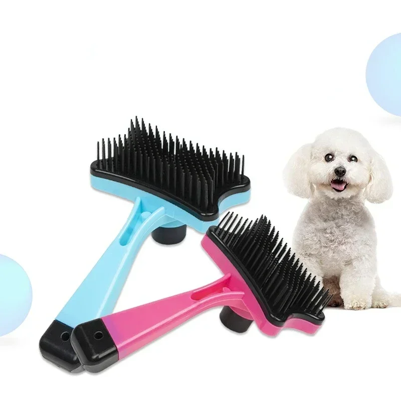 1pc Self Cleaning Pet Slicker  - Hair Care Is Self Care review and price