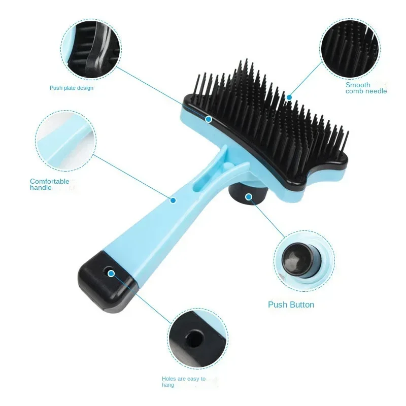 1pc Self Cleaning Pet Slicker  - Hair Care Is Self Care review and price