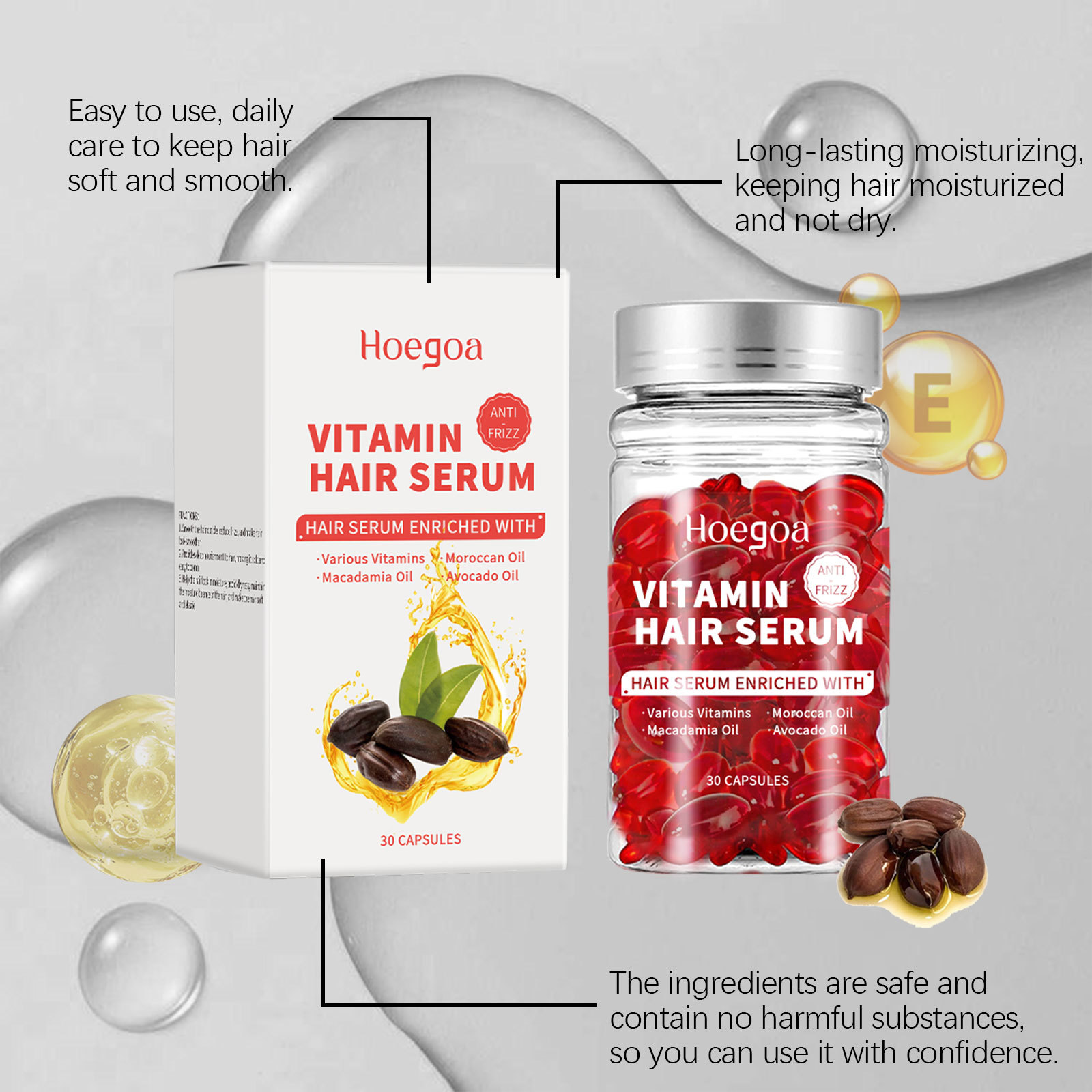 Vitamin Hair Care Serum Capsul - Hair Care Growth review and price